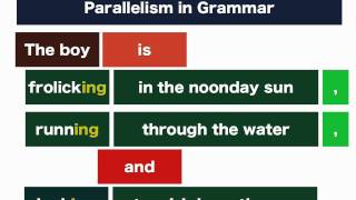 Parallelism in Grammar [upl. by Berlyn]