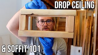 DIY Drop Ceiling or Interior Soffit  Step by Step How To [upl. by Beatrice]