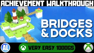 Bridges amp Docks Xbox 1000GS in 30 mins  Achievement Walkthrough [upl. by Borlase]