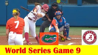 14 Alabama vs 4 Florida Softball Highlights 2024 NCAA World Series Game 9 [upl. by Llamaj]