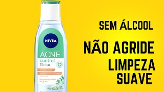 NIVEA TÔNICO FACIAL ACNE CONTROL  Resenha Completa [upl. by Liuqa]