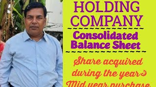 7 Holding company  Mid year purchase BL AGRAWAL [upl. by Wolsky373]