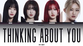 H1KEYofficial  H1KEY  Thinking About You Lyrics Indonesia Translate [upl. by Dusa]