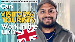 VisitorTourist Visa வில் UK வந்து வேலை பார்க்கலாமா [upl. by Adnouqal]