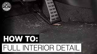 How To Completely Detail Interior  Chemical Guys [upl. by Norok910]