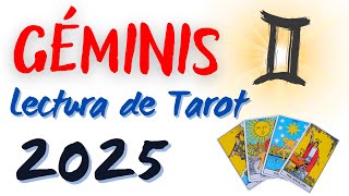 GEMINIS Lectura de Tarot 2025  Principales CAMBIOS PARA EL PRÓXIMO AÑO [upl. by Aikenat293]