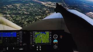 Oshkosh Fisk Arrival SimVenture on PilotEdge with the Real Oshkosh Controllers [upl. by Ring]