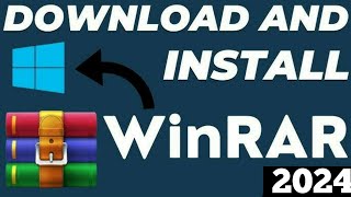 HOW TO INSTALL WinRAR Software Windows 7 10 11 HindiUrdu in 2024👍 [upl. by Marcell919]