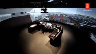 Polaris ships bridge simulator  Kongsberg Digital [upl. by Yuri723]