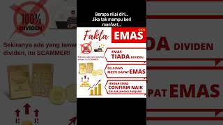 Emas Menyelamatkan Nilai Simpanan Tunai dan Kekayaan tabungemas duitemas publicgold emas9999 [upl. by Letch]