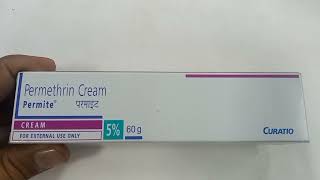 Permite Cream  Permethrin 5 Cream  Permite Cream Uses Side effects Benefit Review Hindi  Permite [upl. by Tressia]