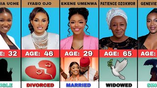 50 Nollywood Actresses Real Ages and Their Marital Status  Single Married Divorced [upl. by Ylliw]