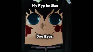 Doe Eyes Vs Siren Eyes edit roblox fyp [upl. by Harbird]