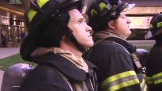 Reaction of firefighters on falling people from WTC [upl. by Noroj784]