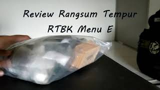 Review Rangsum Tempur ATM Menu E UnBoxing [upl. by Ydurt594]