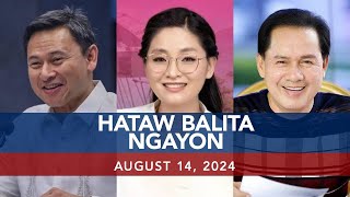 UNTV Hataw Balita Ngayon  August 14 2024 [upl. by Kiefer540]