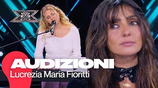 Ambra PIANGE per “Molecole” di Lucrezia  X Factor 2022  AUDIZIONI [upl. by Ruhl]