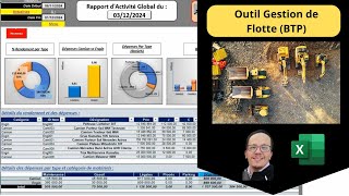 Gestion Flottes BTP outil Excel [upl. by Adnohral]