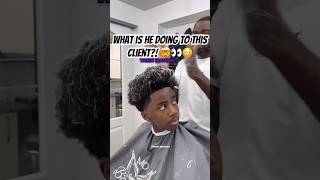 What tf is He Doing😨🤯😱  Barbers Weird Prank [upl. by Akcimehs]