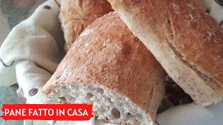 COME FARE IL PANE SENZA IMPASTO  Facile Veloce Croccantissimo [upl. by Hahn]