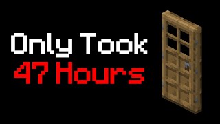 The Cost of 1 Wooden Door in Minecrafts H̶a̶r̶d̶e̶s̶t̶ Modpack [upl. by Dranyar917]