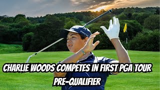 Charlie Woods competes in first PGA TOUR prequalifier  NY Sports News [upl. by Yarvis]