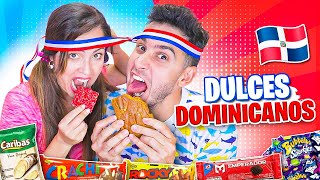 COMO SON ESTOS DULCES  😱 PROBANDO DULCES DOMINICANOS 🔥 Sandra Cires Play ft Harold Artist Play [upl. by Janis]