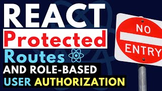 React Protected Routes  RoleBased Authorization  React Router v6 [upl. by Ttereve]