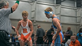 120 – Mason Jones G of Senator Wrestling vs Caleb Oliver R of Bomber Wrestling Club [upl. by Nadaba]