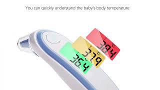 Yongrow Medical Ear Infrared Thermometer Adult baby Body Fev [upl. by Olegnad214]