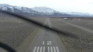 Landing Bishop CA KBIH [upl. by Ahsram]