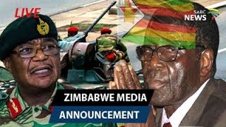 President Robert Mugabe addresses the nation 19 November 2017 [upl. by Fokos]