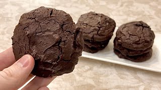 Super Chocolate Brownie Cookies  Easy and Delicious [upl. by Gwenneth]