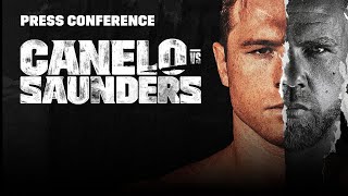 Canelo vs Billy Joe Saunders Full Final Press Conference Broadcast [upl. by Ayik658]