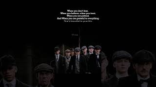 When You Dont Fear  Thomas Shelby Edit  thomasshelby peakyblinders sigmarule englishquotes [upl. by Va]