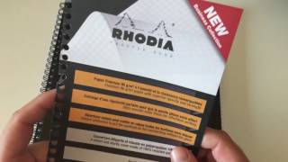 The Fountain Pen Guide for Lefties Notepads to use amp Rhodia ReverseBook Review [upl. by Lodnar]