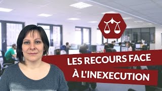 Léxecution du contrat  les recours face à linexecution  STMG Droit  digiSchool [upl. by Damali]