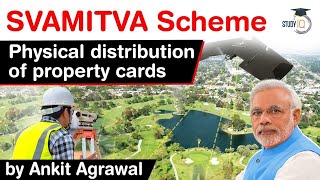 PM Modi launches SVAMITVA Scheme  Impact of SVAMITVA on revenue collection and property rights IAS [upl. by Rhody970]