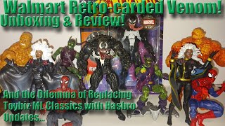 Replacing Toybiz MLs with Hasbro Updates Retrocarded Venom Unboxing amp Review with GreymanX6 [upl. by Lind]