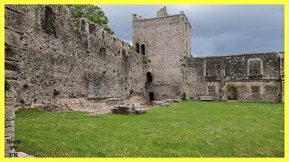 【4K  ASMR】Ancient English Castle Ruins  Portchester Castle Keep [upl. by Novelia787]