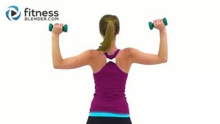 Tank Top Arms Workout  Shoulders Arms amp Upper Back Workout [upl. by Nnahoj]