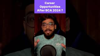 Career Opportunities After BCA 2024 [upl. by Nari248]