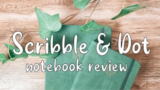 Scribble amp Dot notebook and diary review  giveaway [upl. by Enailil]