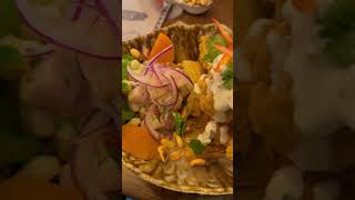 Ceviche carretillero food foodblogger foodie peruvianfood comida [upl. by Ilbert]