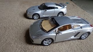 Nissan GTR Vs Lamborghini Gallardo  Stop Motion Video [upl. by Terry823]