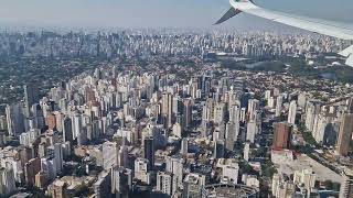 Landing in São Paulo Congonhas Airport  CGH [upl. by Van326]