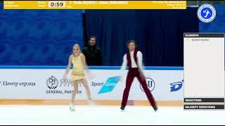 Phebe BkkerJames Hernandez RD Denis Ten Memorial 2024 [upl. by Skylar]