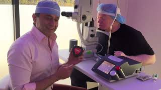 YAG Laser Capsulotomy with VOLK Lens [upl. by Radcliffe]