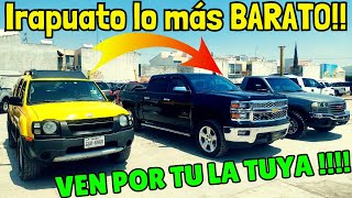 🔴 Lo más BARATO 💰💰 Acá en Irapuato Tianguis de autos AMERICANOS [upl. by Laris694]