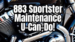 Changing the Primary Gear Oil Transmission Oil in a 2014 Harley Davidson Sportster Motorcycle [upl. by Martel]